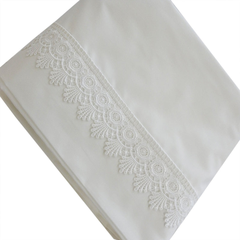 Alejandra Soft Cotton Embroidered Sheet Set - Made in USA-Wholesale Beddings