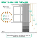 Black & Gray Meridian Thermal Grommet Room-Darkening Curtains (Set of 2 Panels)-Wholesale Beddings