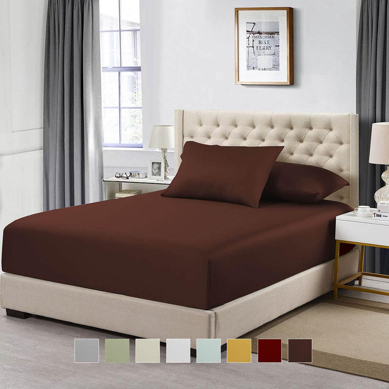 High Profile Fitted Sheet (22 Inches) Luxurious Cotton 608 Thread Count-Wholesale Beddings
