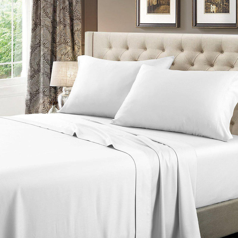 Low Profile (6-10 Inches) 608 Soft Cotton Sateen Sheet Set Made in USA-Wholesale Beddings