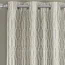 Voyage Jacquard Thermal Blackout Grommets Curtain Panels (Set of 2) in 63, 84, 96 OR 108 inch long-Wholesale Beddings