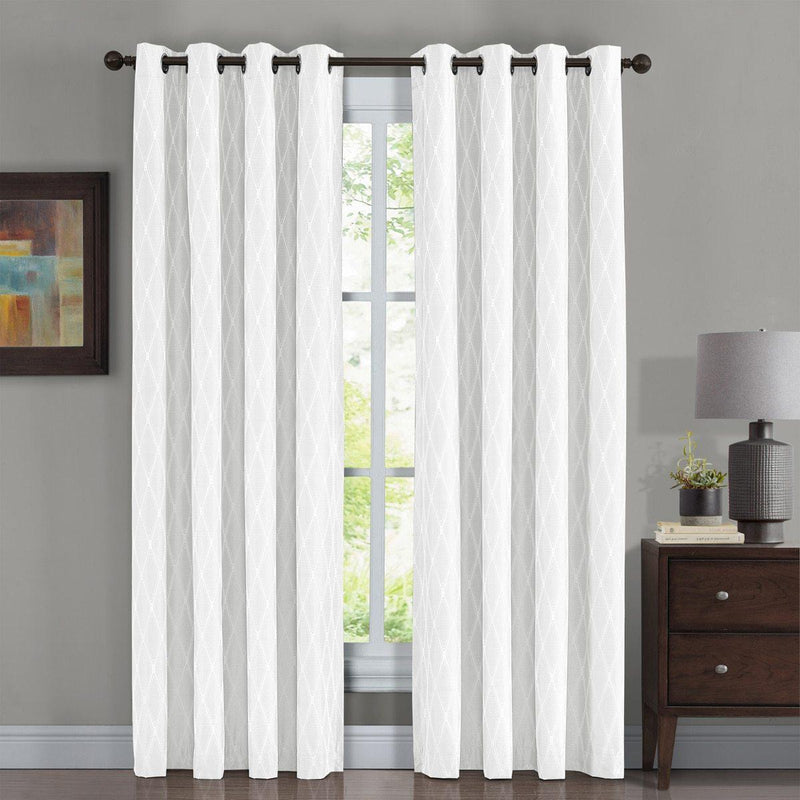 100% Blackout Curtain Jacquard Thermal Insulated Victoria Panels ( Set Of 2)-Wholesale Beddings