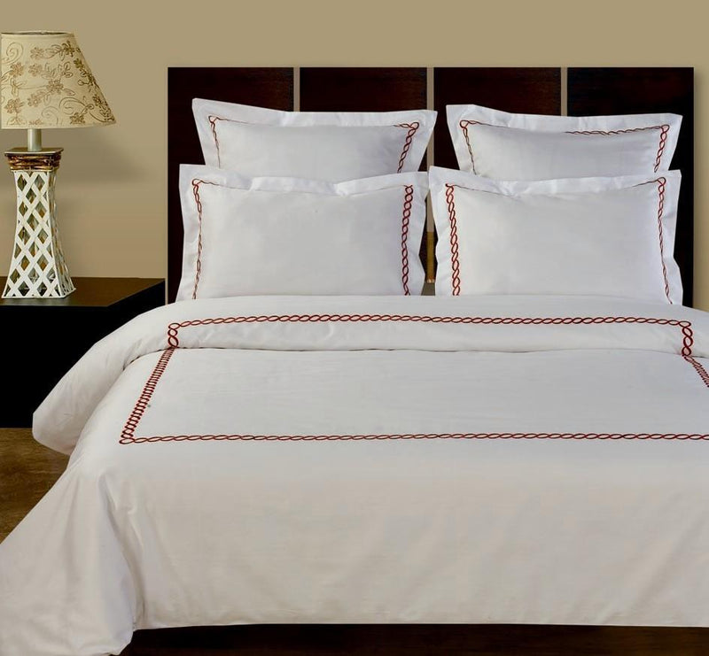 Amy 5-Piece 100% Cotton Embroidered Duvet Cover Sets-Wholesale Beddings