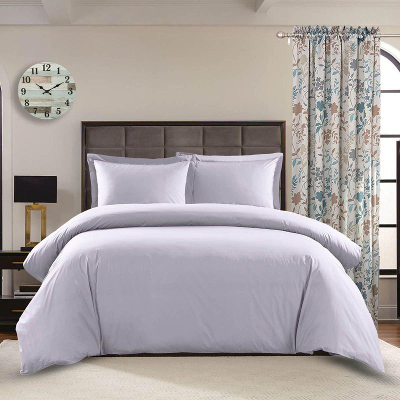 Breathable Crispy Soft 100% Cotton Percale 3-Pc Duvet Cover Sets-Wholesale Beddings
