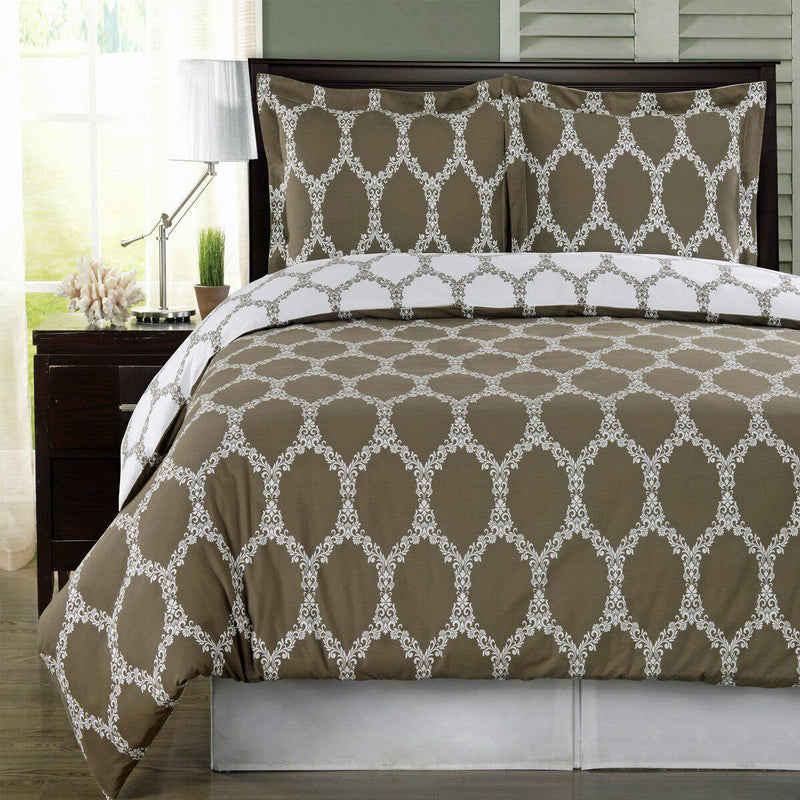 Brooksfield 100% Cotton Duvet Cover Set-Wholesale Beddings