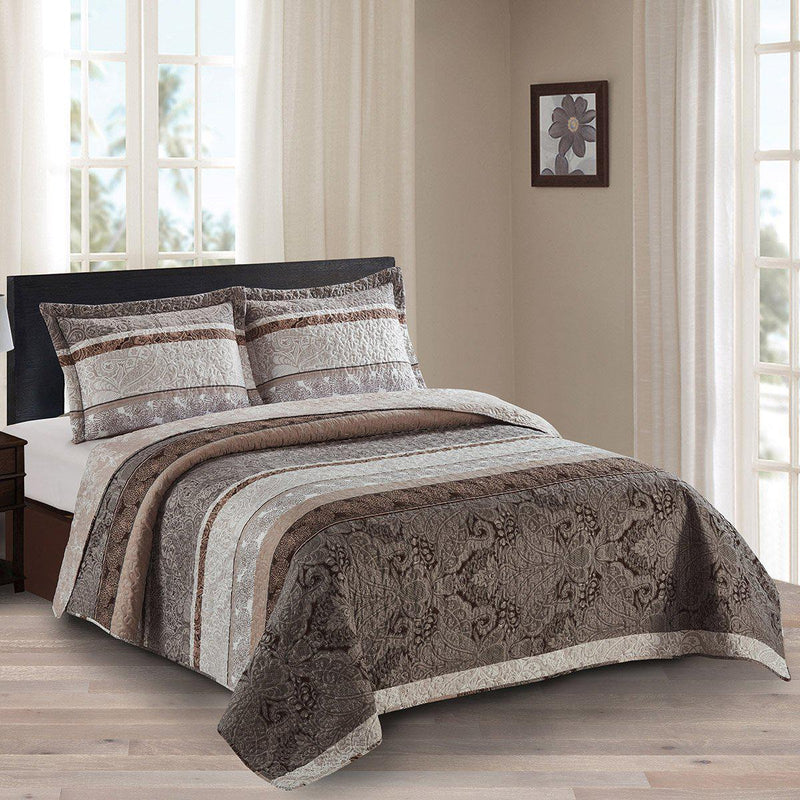 Callisto Lightweight Reversible Oversize Quilt / Bedspread Set-Wholesale Beddings