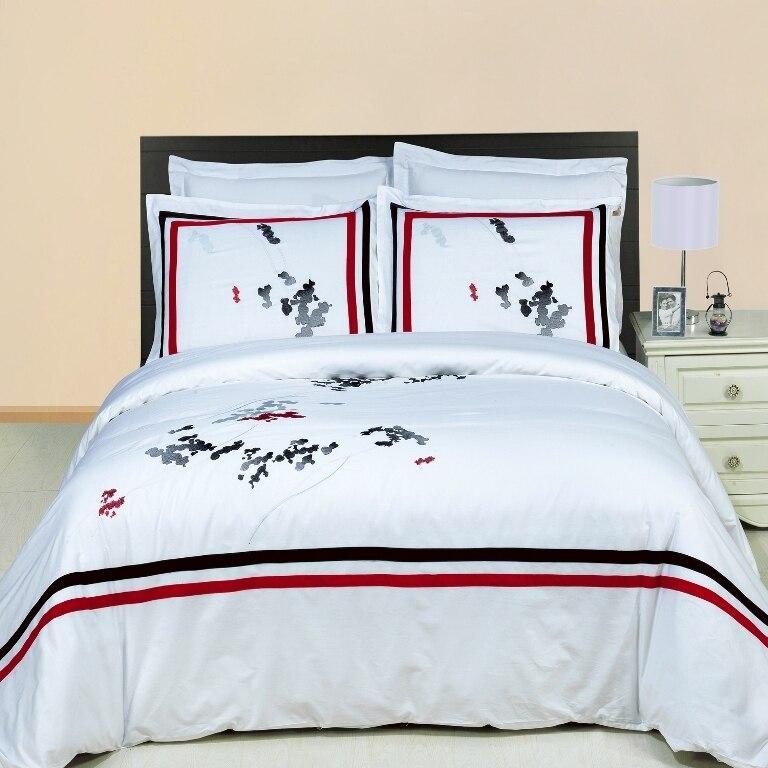 Florence Embroidered 100% Cotton 3-Piece Duvet Cover Set-Wholesale Beddings