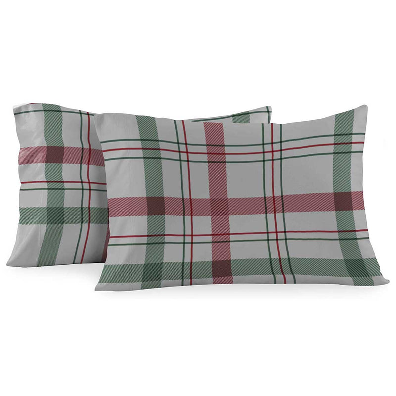 Heavyweight Printed Flannel Duvet Covers 170GSM - Dessines Plaid-Wholesale Beddings