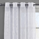 Miller Sheer Grommet Top Embroidered Panel Pair (Set of 2 )-Wholesale Beddings