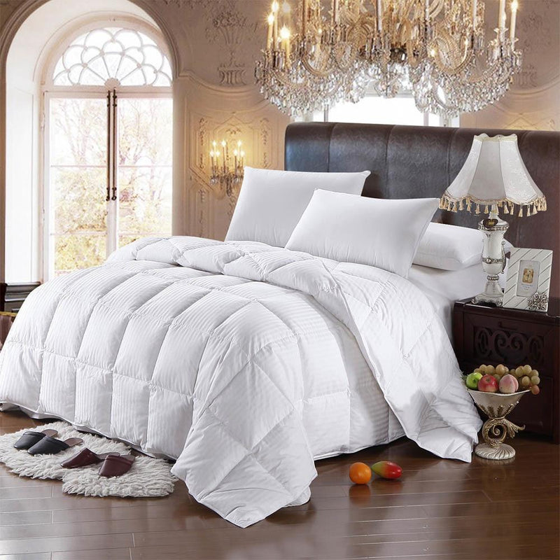 Oversized Goose Down Comforter All Season 600FP Duvet Insert-Wholesale Beddings