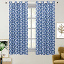 Periwinkle Meridian Room-Darkening Thermal Insulated Curtain Pair (Set of 2 Panels)-Wholesale Beddings