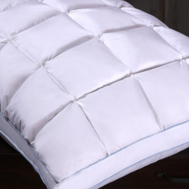 Pleated Goose Down Pillow 600 Thread Count French Bread Firm Neck Support-Wholesale Beddings