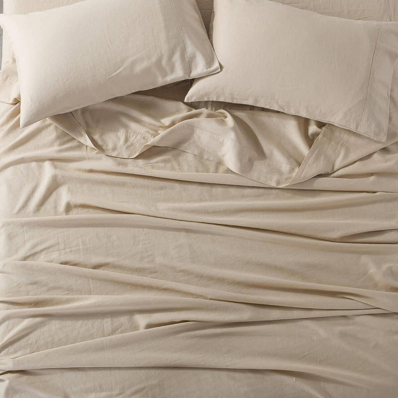 Pre-Washed Belgian Flax Linen Cotton Sheet Set-Wholesale Beddings