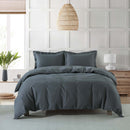 Pre-washed Belgian Flax Linen Cotton Duvet Cover Set-Wholesale Beddings