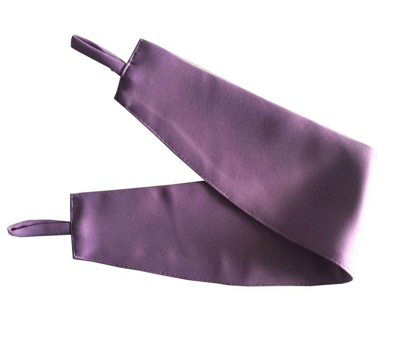 Purple Ava Blackout Weave Curtain Panels With Tie Backs Pair (Set Of 2)-Wholesale Beddings