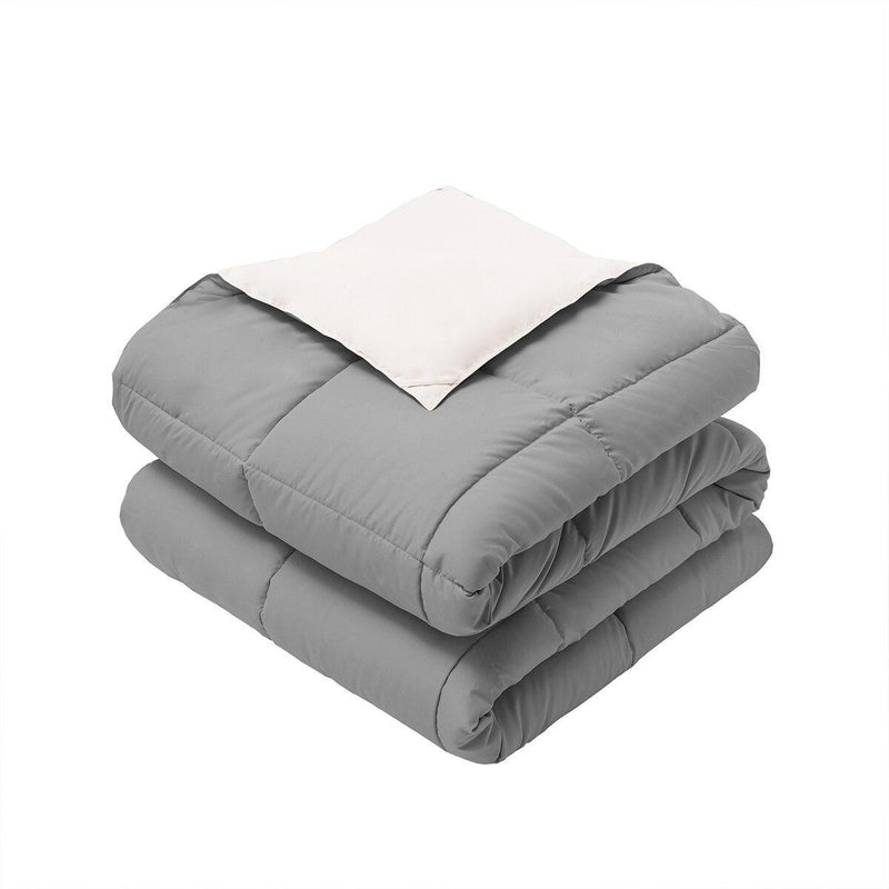Reversible Plush Down Alternative Blanket-Wholesale Beddings