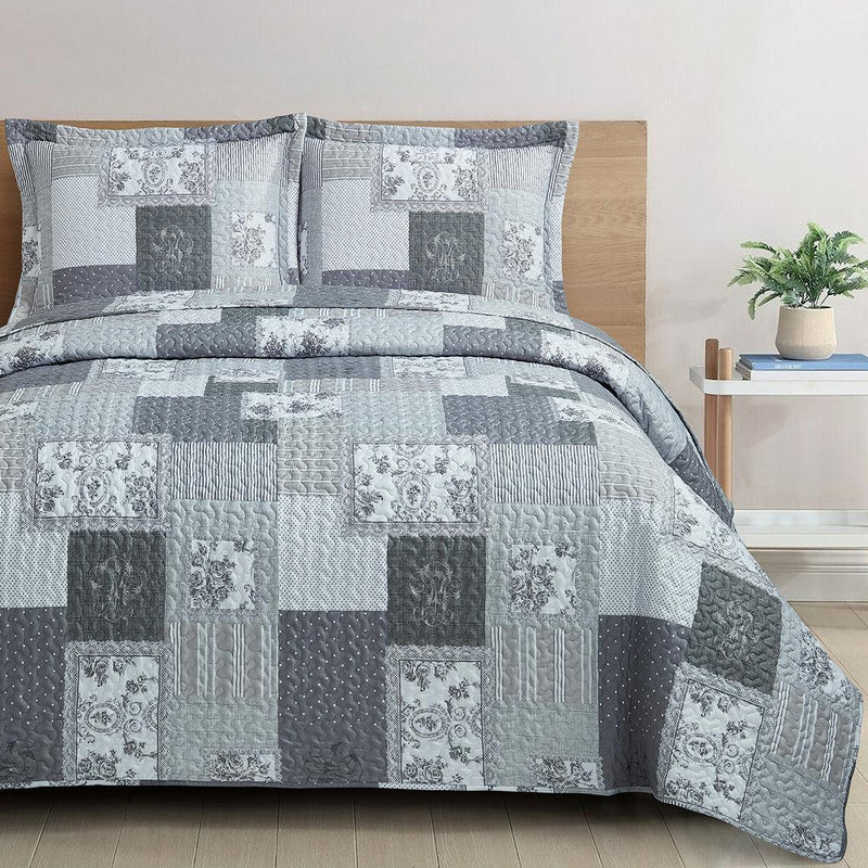 Rochelle Quilt - Bedspread Set-Wholesale Beddings