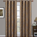 Savanna Inspired Jacquard Curtains Grommet Panels (Set of 2)-Wholesale Beddings