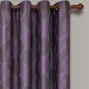 Savanna Inspired Jacquard Curtains Grommet Panels (Set of 2)-Wholesale Beddings