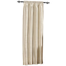 Soho Faux Silk Rod Pocket Curtain Panels- Matching Valance (Single)-Wholesale Beddings