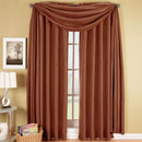 Soho Faux Silk Rod Pocket Window Treatment Scarf or Panel (Single)-Wholesale Beddings