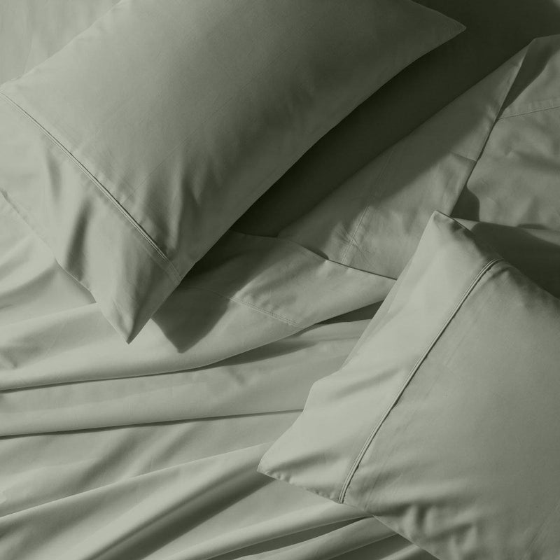 Solid Olympic Queen Size Wrinkle-Free Cotton 650 Thread Count Sheet Sets-Wholesale Beddings