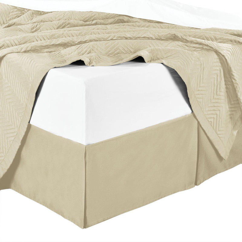 Split Corner 100% Cotton Solid 300TC Bed Skirts-Wholesale Beddings