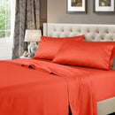 Split Top "Head Split" California King Sheets 600 Thread Count 100% Cotton Solid-Wholesale Beddings