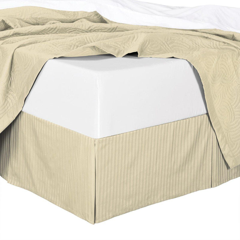Stripe Bed Skirt 100% Microfiber-Wholesale Beddings