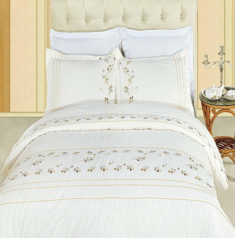 Tasneen 100% Cotton Embroidered Duvet Cover Sets-Wholesale Beddings