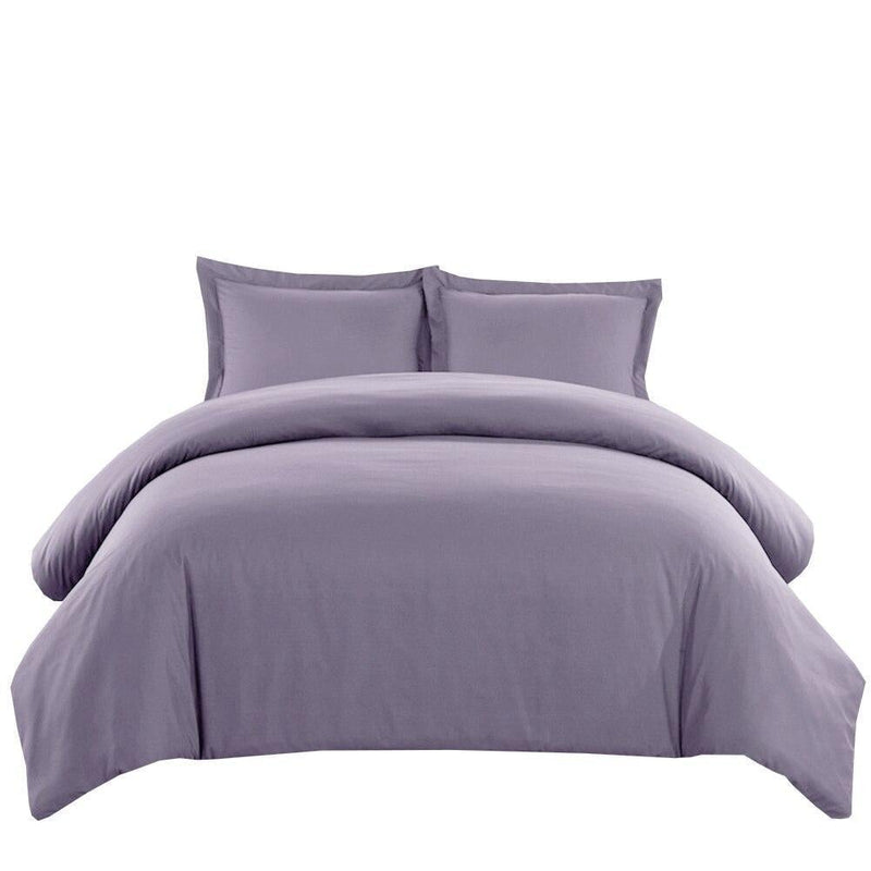 Wrinkle-Free Cotton Blend 600 Thread Count Duvet Cover Set (Full/Queen)-Wholesale Beddings