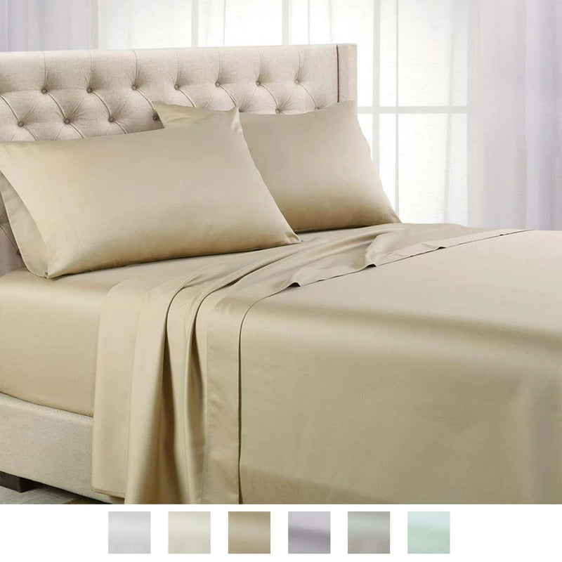 100% Eucalyptus TENCEL™ Lyocell Flex California King (Top Split Calking) 600 Thread Count Sheet Set-Wholesale Beddings