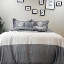 5 Piece Myra 100% Cotton Gray Duvet Cover Set-Wholesale Beddings