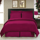 8 Piece Soft Easy Care 100% Microfiber Bed in a Bag Bedding Set-Wholesale Beddings