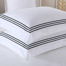 Adeline Percale Embroidered Duvet Cover Set - 100% Cotton-Wholesale Beddings