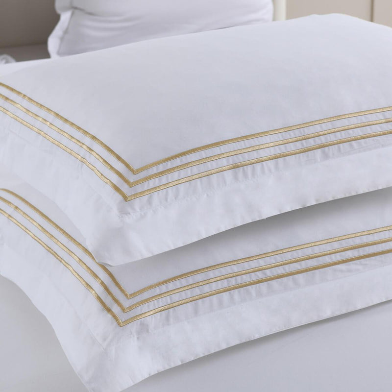 Adeline Percale Embroidered Duvet Cover Set - 100% Cotton-Wholesale Beddings