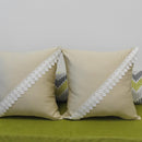 Alejandra Throw Pillow Covers (2PC) 18 X 18 Inches 100% Cotton Sateen-Wholesale Beddings
