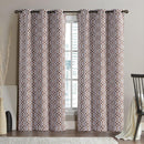 Alexander Blackout Weave Window Curtain Panels With Grommets (Pair)-Wholesale Beddings