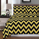 Chevron Combed Cotton Duvet Cover Set-Wholesale Beddings