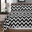 Chevron Combed Cotton Duvet Cover Set-Wholesale Beddings