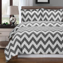 Chevron Combed Cotton Duvet Cover Set-Wholesale Beddings