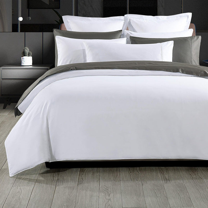 Cool & Crisp Percale Cotton Duvet Cover Set - Made in USA-Wholesale Beddings