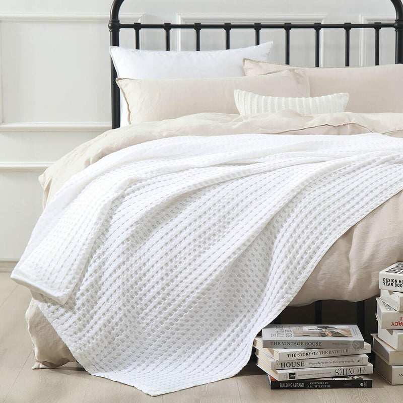Cozy Bamboo Waffle Blanket/Throw-Wholesale Beddings