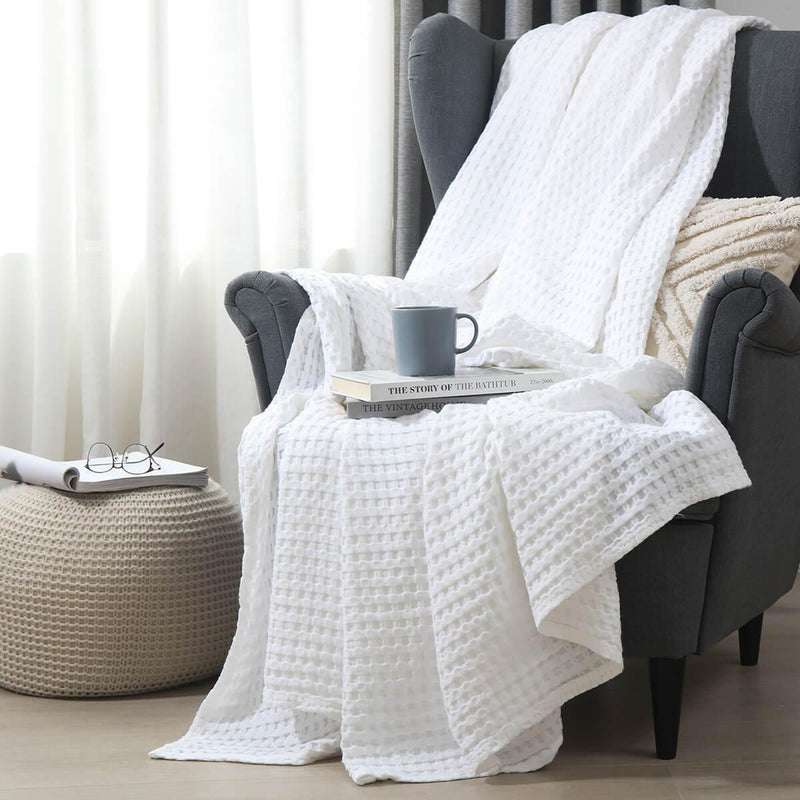 Cozy Bamboo Waffle Blanket/Throw-Wholesale Beddings