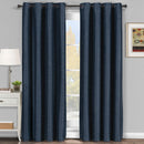 Galleria Room-Darkening Thermal Curtain Panels Tonal Stripe (Single)-Wholesale Beddings