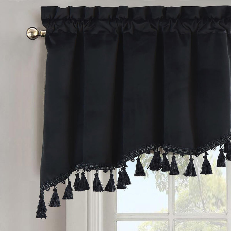 Heavyweight Velvet Swag Valance 70”Wx30”L-Wholesale Beddings