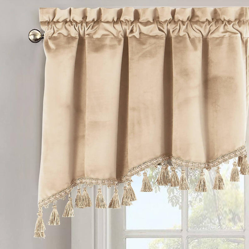 Heavyweight Velvet Swag Valance 70”Wx30”L-Wholesale Beddings