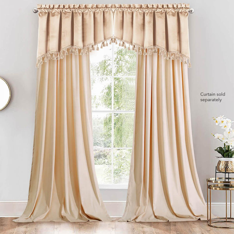 Heavyweight Velvet Swag Valance 70”Wx30”L-Wholesale Beddings