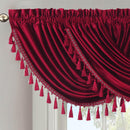 Heavyweight Velvet Waterfall Valance 57”Wx37”L (Single)-Wholesale Beddings