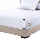 High Profile Fitted Sheet (22 Inches) Luxurious Cotton 608 Thread Count-Wholesale Beddings